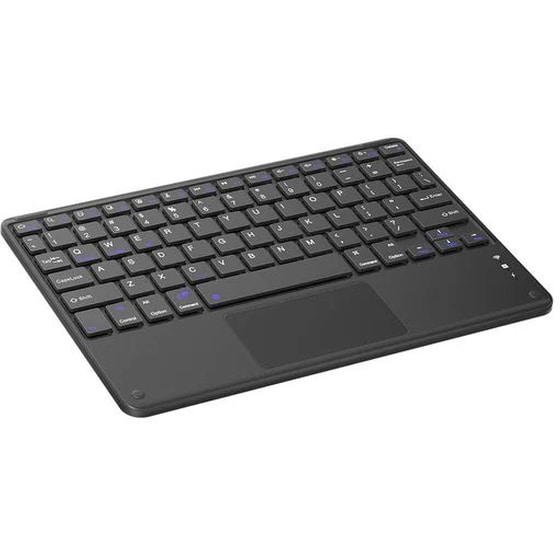BlackView K1 Ultra Slim Ασύρματο Bluetooth Πληκτρολόγιο με Touchpad για Tablet - Μαύρο (US) image 1