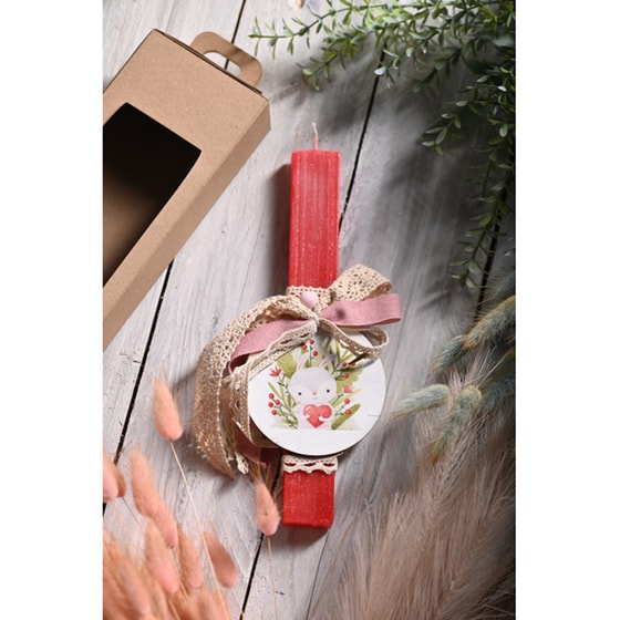 Λαμπάδα Rodia Αρκουδάκι Καρδιά image 1