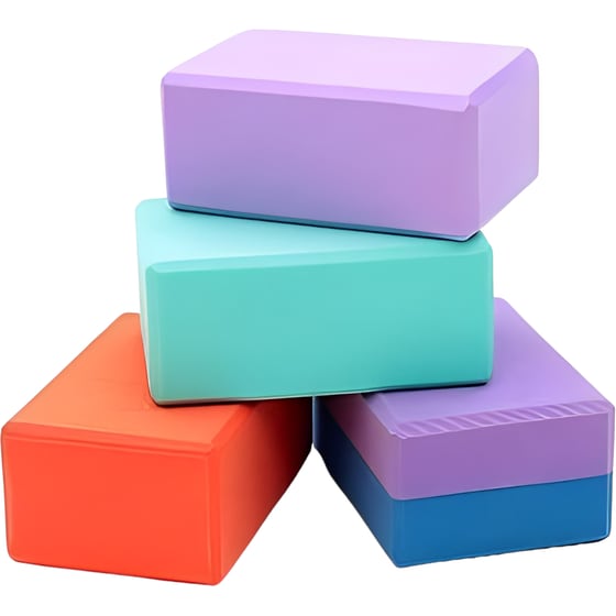 Block Yoga από EVA 23x15x7.5 cm - Διάφορα Χρώματα image 0