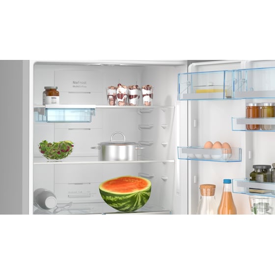 BOSCH KGN76AXDR Full No Frost 526 Lt Μαύρο Antifinger Inox Ψυγειοκαταψύκτης image 4