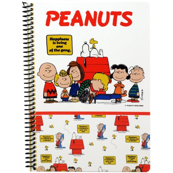Τετράδιο Σπιράλ Peanuts 17X25 B6 2 Θεμάτων Freehand-Persisterce (1 Τεμάχιο) image 1