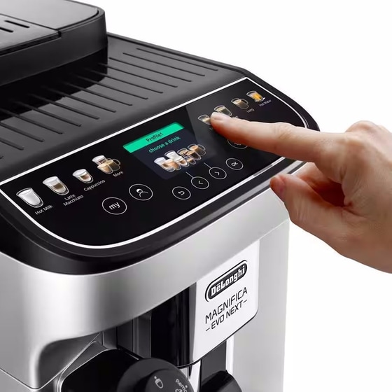 DELONGHI ECAM310.80.SB Magnifica Evo Next 15 bar Ασημί/Μαύρη Μηχανή Espresso Αυτόματη image 3
