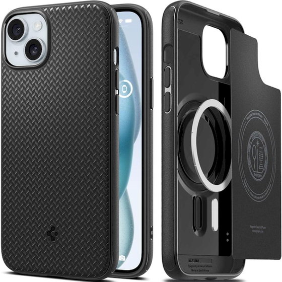 Θήκη Apple iPhone 15 Plus - Spigen Mag Armor Magfit - Matte Black image 0