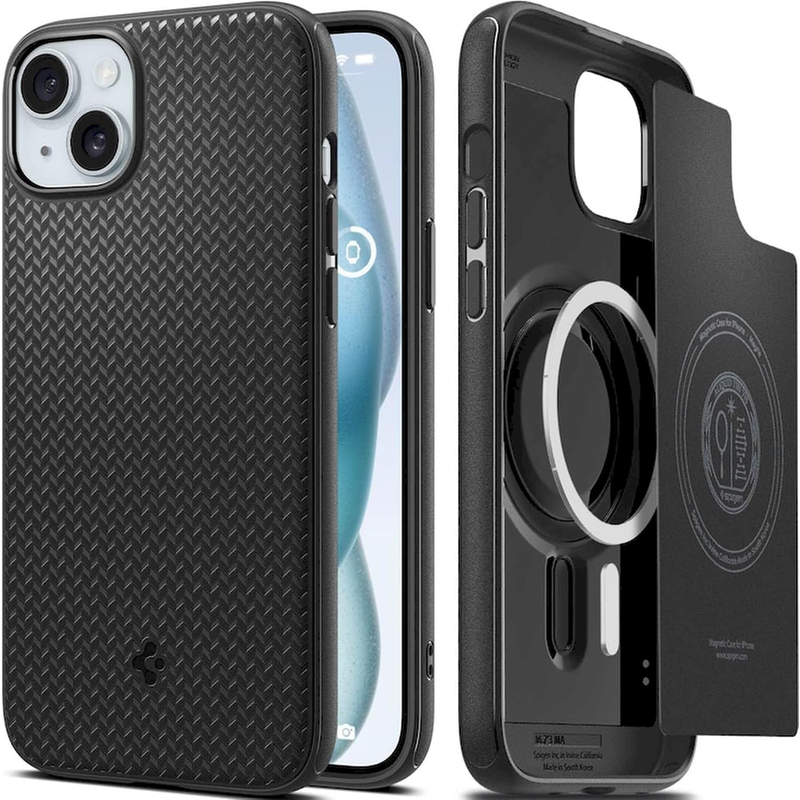 SPIGEN Θήκη Apple iPhone 15 Plus - Spigen Mag Armor Magfit - Matte Black