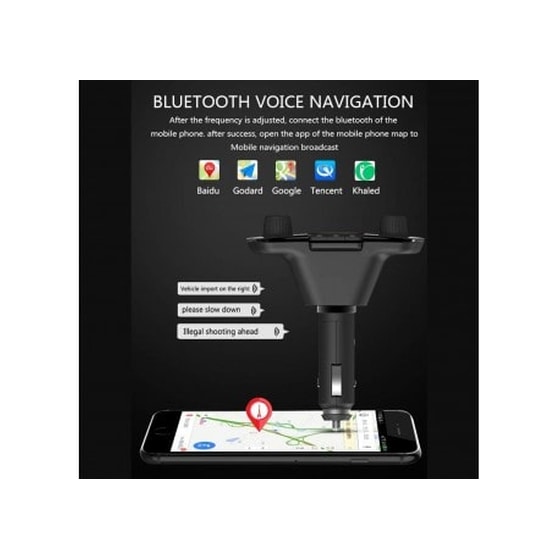 Transmitter Αυτοκινήτου Bluetooth Mp3 Player Oem Bt06 Με Ελληνικό Μενού image 4