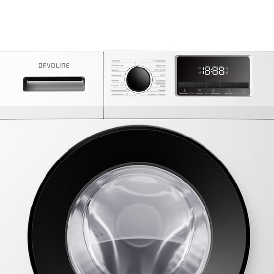DAVOLINE F07CD 7 kg 1.200 Στροφές Λευκό Πλυντήριο Ρούχων image 2