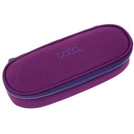 Κασετίνα Οβάλ Polo Box IV Purple/Blue