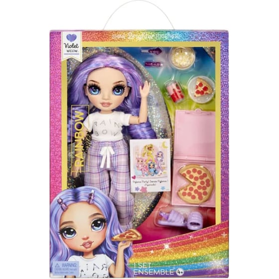 Κούκλα MGA Rainbow High Jr  PJ Party - Violet image 0