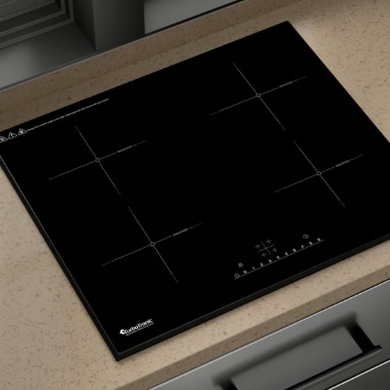 TURBOTRONIC TT-IC4 59cm Μαύρο Εστία Επαγωγική Αυτόνομη image 2