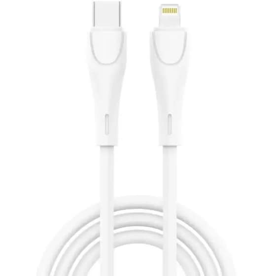 Καλώδιο δεδομένων Inos INOSNS-68599 Lightning σε  USB-C 20 W - Λευκό image 0