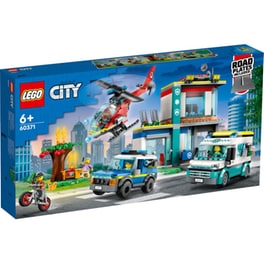 LEGO® City Police Emergency Vehicles HQ (60371)