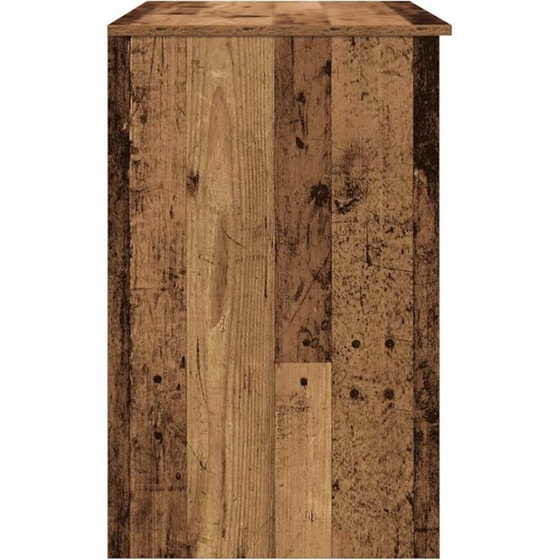 Γραφείο VidaXL από Επεξεργασμένο Ξύλο 86x49x76 cm - Παλιό Ξύλο image 6