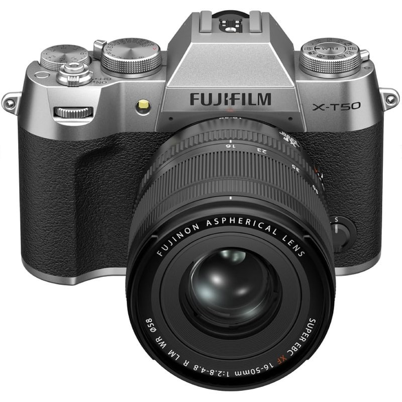 Fujifilm Φωτογραφική Μηχανή Mirrorless FUJIFILM X-T50 Kit XF16-50mmF2.8-4.8 R LM WR - Ασημί