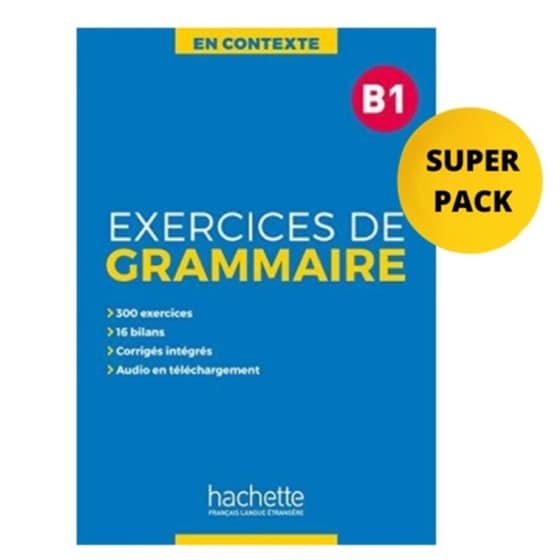 Exercices De Grammaire En Contexte B1 Super Pack ( + Cadeau Surprise) image 0