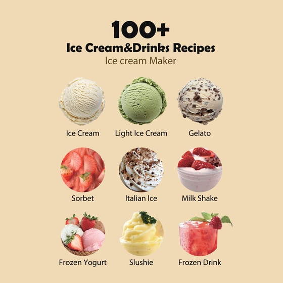 Παγωτομηχανή ROHNSON R5655 VLCREME 3 x 450 ml Μαύρο image 21