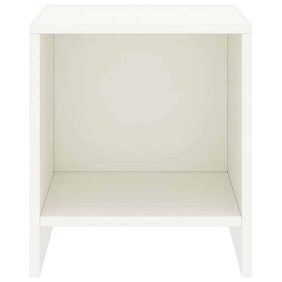 Κομοδίνο Vidaxl Από Μασίφ Ξύλο Πεύκου 35x30x40 cm - Λευκό image 2