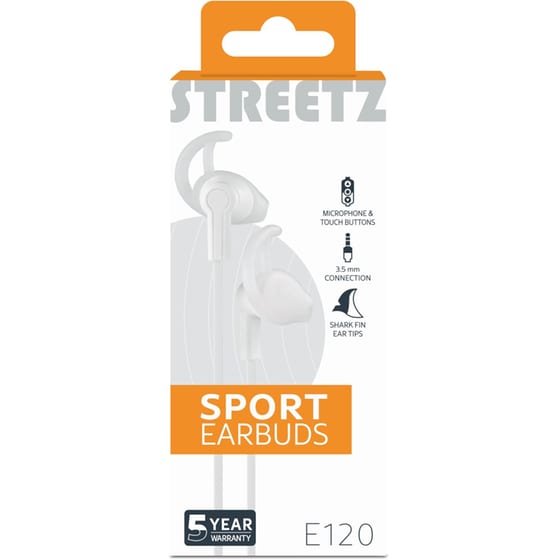Ακουστικά Handsfree Streetz E120 - Λευκό image 1