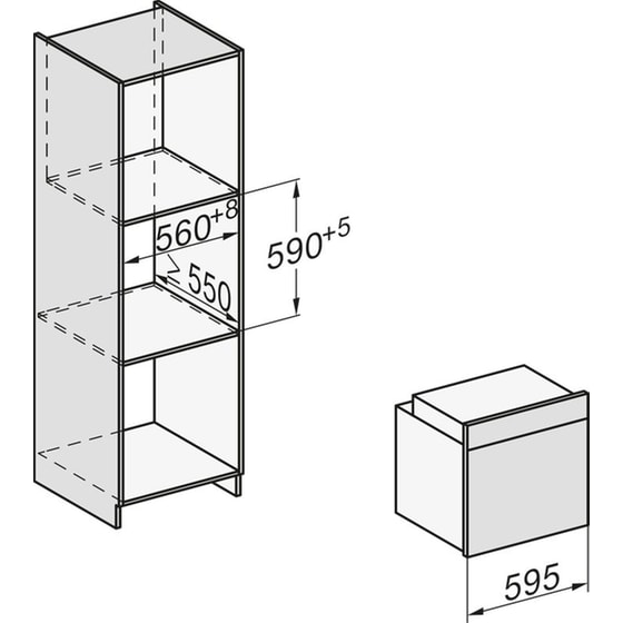 MIELE H 7860 BP 76 Lt Cleansteel Εντοιχιζόμενος Φούρνος Άνω Πάγκου image 3