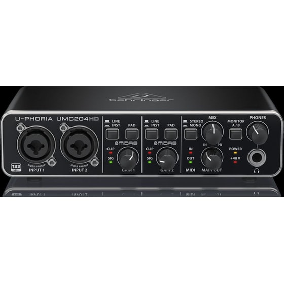 Κάρτα Ήχου Behringer U-Phoria UMC204HD image 0