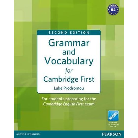 Grammar and Vocabulary for FCE 2nd Edition without key plus access to Longman Dictionaries Online image 0