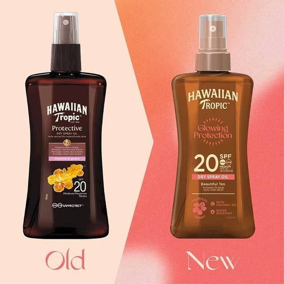 Αδιάβροχο Αντηλιακό Λάδι Hawaiian Tropic Spray Για Σώμα SPF20 200ml image 1