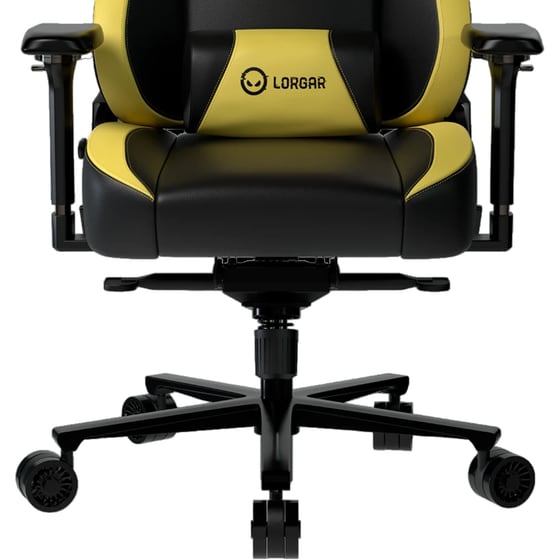 Gaming Καρέκλα Lorgar Base 311 από Συνθετικό Δέρμα - Μαύρη/Κίτρινη image 5