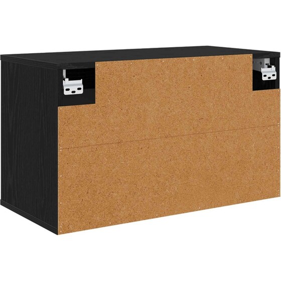 Έπιπλο Τηλεόρασης VidaXL KIEL Επιτοίχιο 69 x 33 x 40 cm - Μαύρη Δρυς image 3