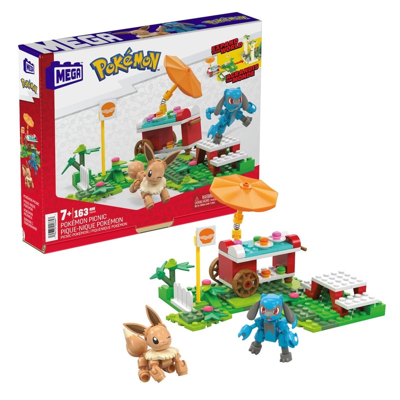 MEGA BLOKS Mega Bloks Pokemon Adventure Builder Picnic Toy Building Set