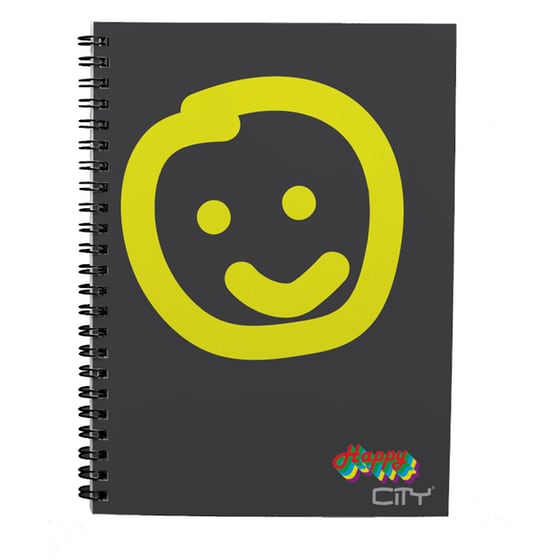 Τετράδιο&nbsp;Σπιράλ&nbsp;Lycsac 3 Θεμάτων&nbsp;Α4&nbsp;Happies&nbsp;City (1 Τεμάχιο) image 3