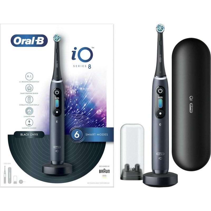 Ηλεκτρική Οδοντόβουρτσα ORAL-B iO Series 8 - Μαύρο