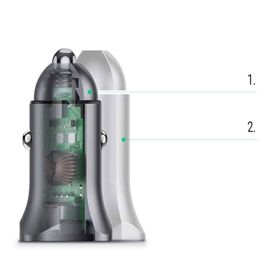 Αντάπτορας Φόρτισης UGREEN 18W PD+USB QC3.0 image 1