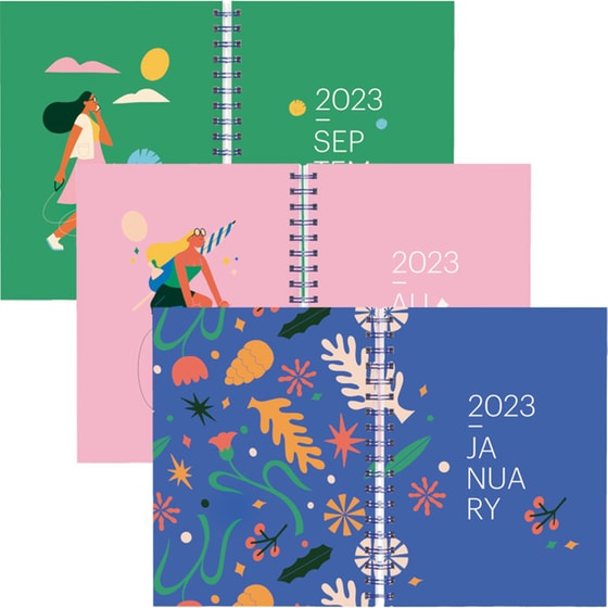 Ατζέντα Miquelrius 2023 Εβδομαδιαίο 12M A5 - Plus Walk Küoz image 1