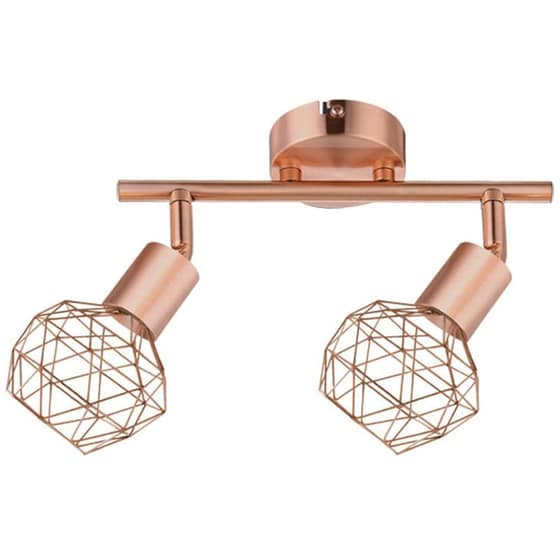 Σποτ Δίφωτο Aca Aladdin Mc15612c Μεταλλικό - Χάλκινο image 0