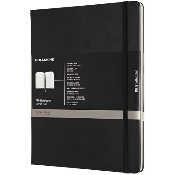Σημειωματάριο Moleskine Pro Notebook Μαύρο (1 Τεμάχιο) image 0