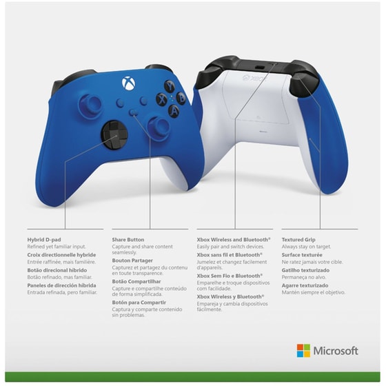 Microsoft Xbox Series Wireless Controller - Shock Blue image 6