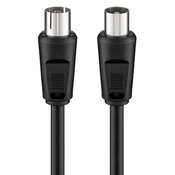 Goobay Καλώδιο Κεραίας Αρσενικό Σε Θηλυκό 11563 70db Ccs 7.5m Μαύρο image 0