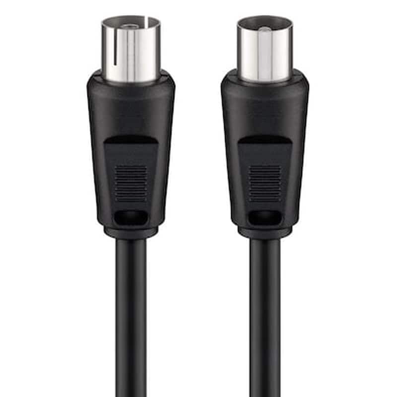 GOOBAY Goobay Καλώδιο Κεραίας Αρσενικό Σε Θηλυκό 11563 70db Ccs 7.5m Μαύρο