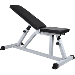 Ρυθμιζόμενος Πάγκος Γυμναστικής VidaXL 116x47cm - Μαύρος/Ασημί