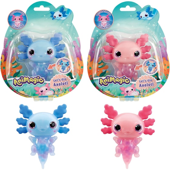 Animagic Φιγούρα Νερού Let's Glo Axolotl image 2