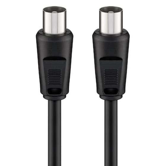GOOBAY CABLE ANTENNA RF M-M 5m BLK image 0