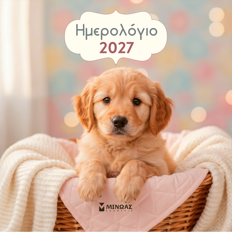2027, Ημερολόγιο τοίχου σκυλάκια