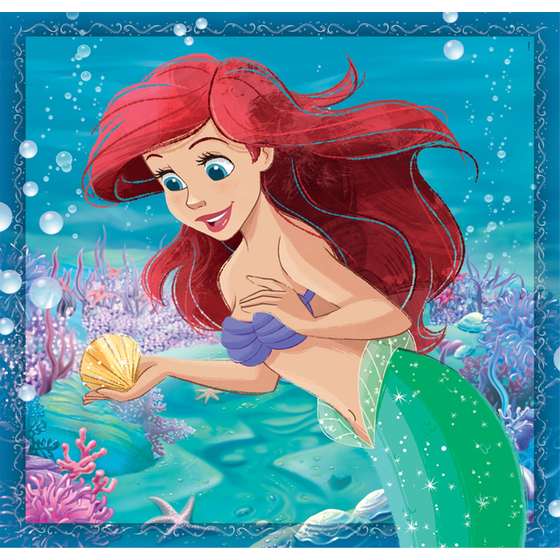 Παιδικό Παζλ Clementoni Super Color Disney Princess (3x48 Κομμάτια) image 4