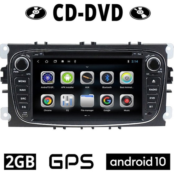 OEM Ηχοσύστημα Αυτοκινήτου Ford Focus (2007-2011) Οθόνη αφής 7" 16GB+2GB Μαύρο image 0