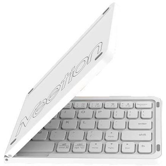 Meetion Mt-btk001 Αναδιπλούμενο Πληκτρολόγιο Λευκό image 1