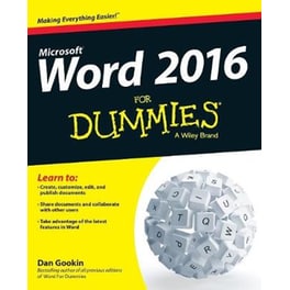 Word 2016 For Dummies