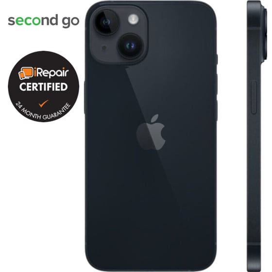 Μεταχειρισμένο Apple iPhone 14 256GB Midnight second go Certified by iRepair image 2