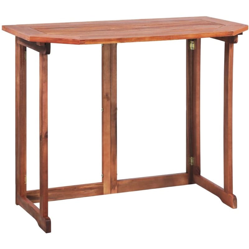 Τραπέζι Εξωτερικού Χώρου Bistro Πτυσσόμενο VidaXL από Ξύλο 90x50x75 cm - Καφέ VIDAXL