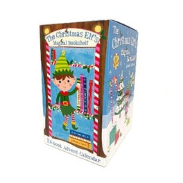 The Christmas Elf's Magical Bookshelf Advent Calendar
