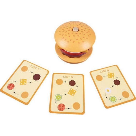 Εκπαιδευτικό Ξύλινο Παιχνίδι Burger image 3
