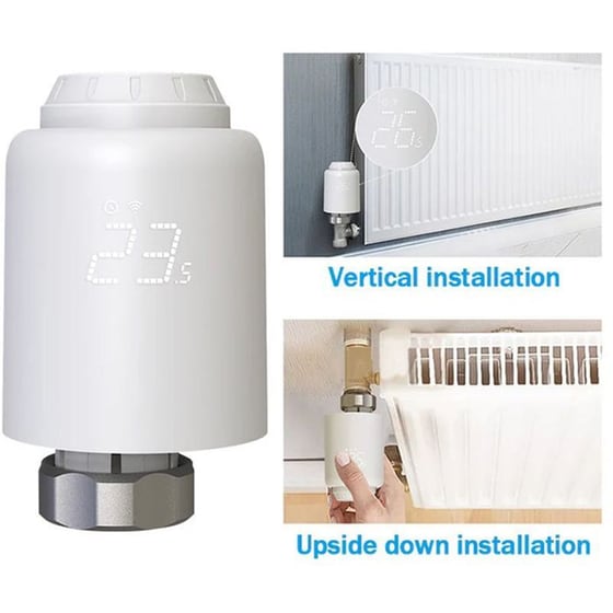 Tellur RVSH1 Έξυπνη θερμοστατική βαλβίδα καλοριφέρ με Wi-Fi image 5